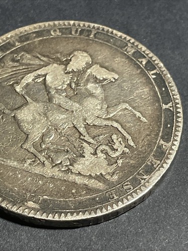 1819 Georg III gefräste Silberkrone - Bild 5 von 22