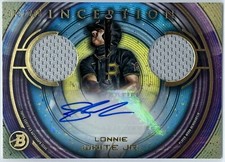 2022 Bowman Inception Lonnie White Jr. Dual Relic Auto /200 Pirates Prospect 🔥