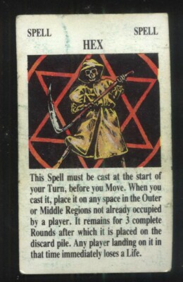 Hex Spell Card Talisman Second Edition Games Workshop