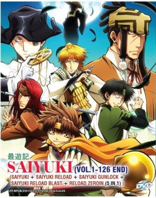 DVD Anime SAIYUKI Full Series (Reload+Gunlock+Blast+Zeroin) (1-126