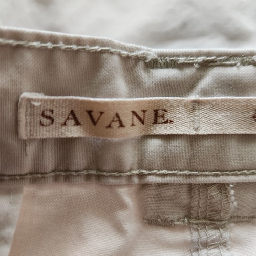 Savane Cargo Shorts Men's 40 Stone Beige Partial Elastic Waist 40 x 6.5 - Picture 10 of 11