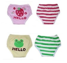 2-Pack 5-Layer Thick Soft Baby Boys Girls Breathable Cotton Training Pants