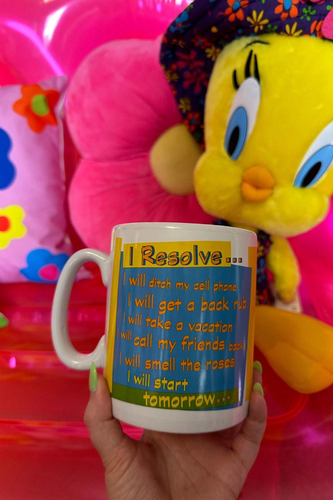 1996 WB TWEETY I RESOLVE MUG - Picture 2 of 4