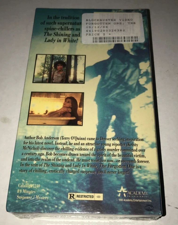 THE FORGOTTEN ONE VHS Movie Academy Home Video Terry O'quinn "R" Horror Ghosts Foto 2 de 3