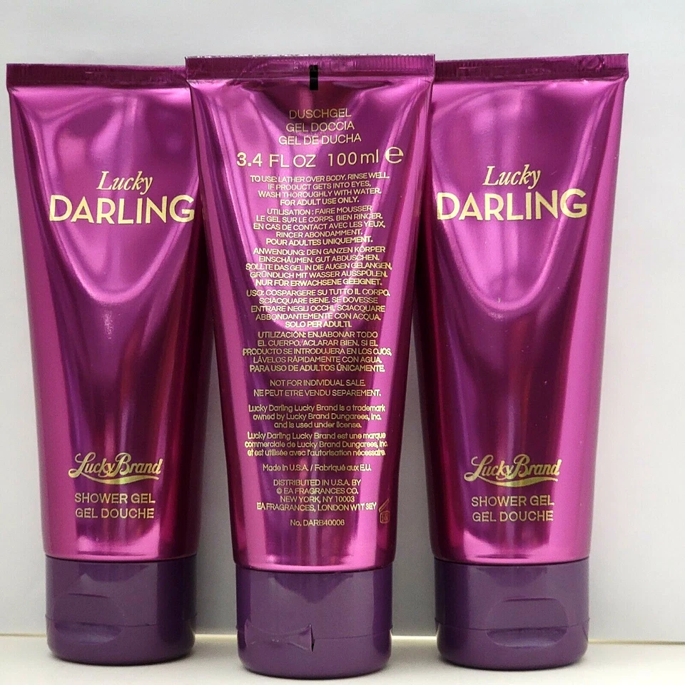 Paquete de 3 gel de ducha LUCKY DARLING 3,4 fl oz de Lucky Brand (consulta imágenes, u/b) Foto 3 de 3