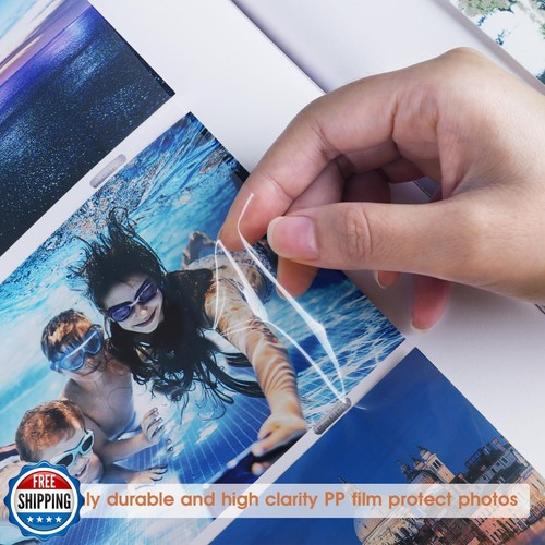 1DOT2 Photo Album 4x6 420 Photos With Writing Space, Linen Cover With Memo Sl - Bild 4 von 5