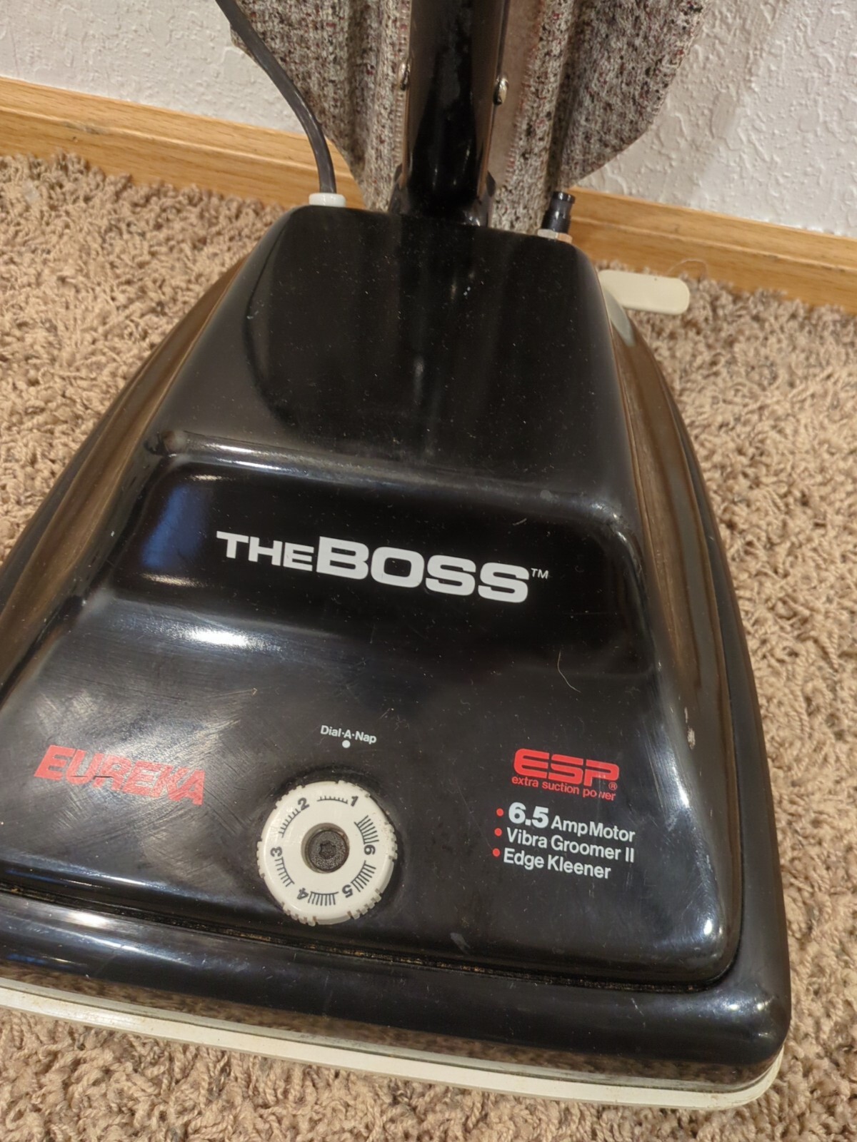 *Vintage* Eureka Rare 2034 Upright Vacuum Cleaner The Boss 6.5a ESP
