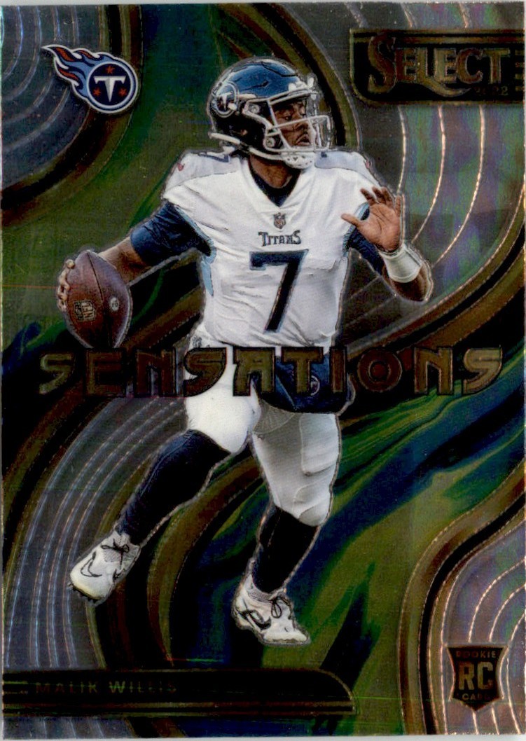 Malik Willis 2022 Panini Select Sensations RC #SEN-21 Tennessee Titans