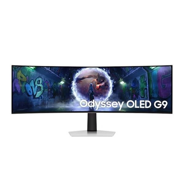 S49dg934su monitor pc 124,5 cm (49") 5120 x 1440 pixel dual qhd oled argento - Immagine 3