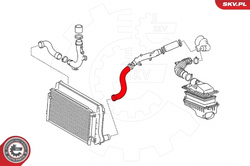 ✅Fits SKV GERMANY 43SKV340 TURBINE HOSE 43SKV340 TOYOTA AVENSIS CORO ⭐UK Seller⭐