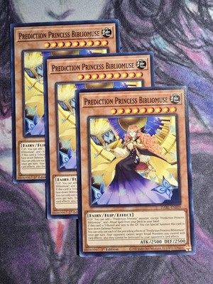 Yugioh! 3x Prediction Princess Bibliomuse DABL-EN019 Common 1st Ed NM