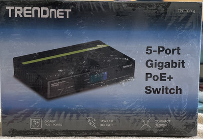 Trendnet 5-port Gigabit POE+ Switch 