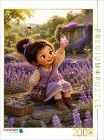 Calvendo Puzzle Purple Summer Magic | 2000 Pieces, Finished Size 35.4 × 26.4 In