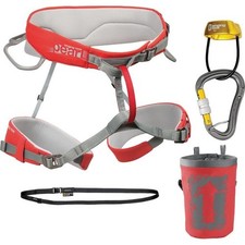 Singing Rock Lady Climbing Package-Size XS- Harness, Carabiner, Belay, Chalk Bag