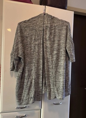 Tally Weijl Cardigan   Größe S   Leicht & Gemustert   Grau/Schwarz/Weiß