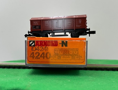 Arnold N  4240 0424 Klappdeckelwagen DB Ladegut Kalk gealtert TOP OVP | Zustand: Neu