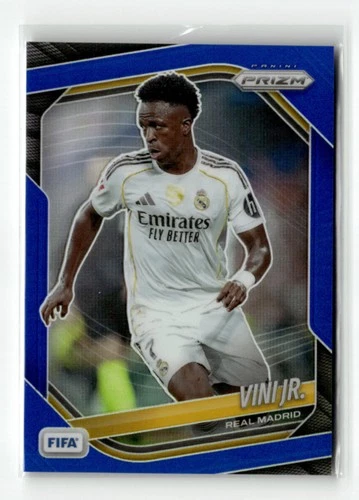 Vini Jr. 2025-26 Panini Prizm FIFA Soccer Blue Prizm 044/199 [cl6