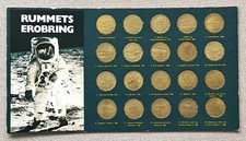 Shell - Set completo "Conquista dello Spazio" in cartella originale - 1969 - Danimarca