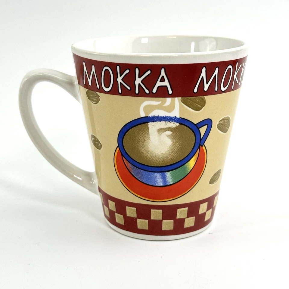Welico Design Kaffeebecher Set | 4x Coffee Cappuccino Mokka | 10 cm VTG Küche - Bild 4 von 4