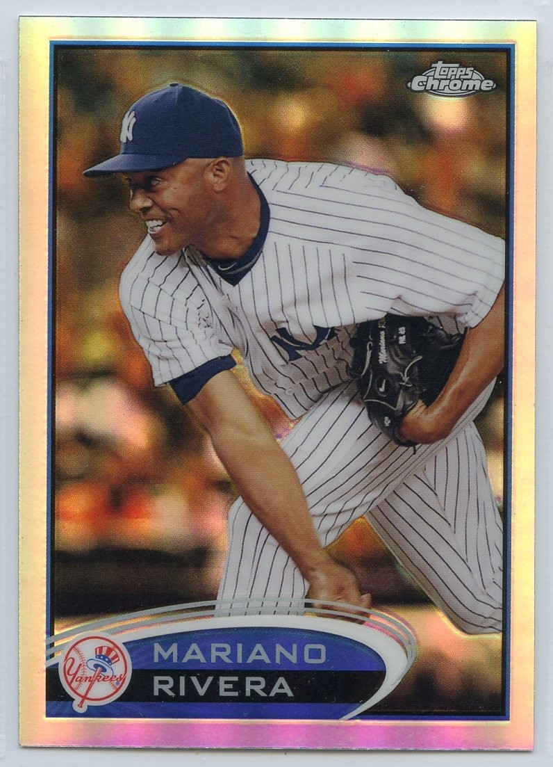 2012 Topps Chrome Baseball Refractors - #150 - Mariano Rivera - New York Yankees