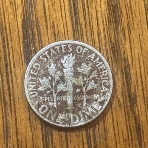 1970 D ROOSEVELT DIME ERROR - MISSING OBVERSE CLAD LAYER - 2.14 grams - Picture 3 of 3