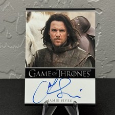 2012 Game of Thrones Season One Jamie Sives as Jory Bordered (Limited) Auto