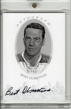 2010-11 IN THE GAME ENSHRINED BERT OLMSTEAD AUTO #ABO *SILVER VERSION*