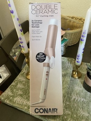 Conair Double Ceramic Curling Iron 1.25 Inch - Rose Gold