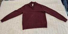 L.L. Bean Men's 100 Cotton Quarter-Zip Sweater