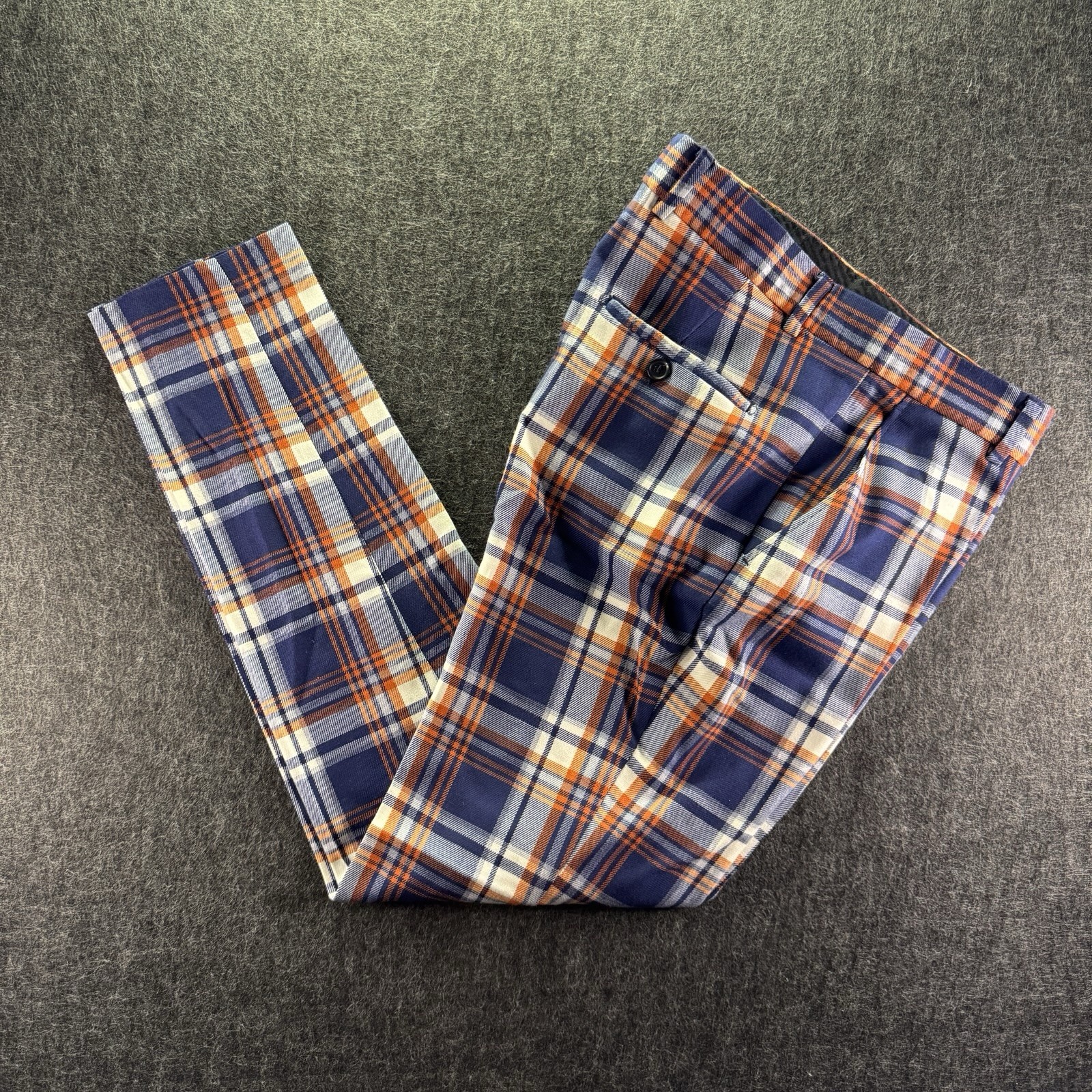 MANN Men’s Slim Fit Tailored Pants Colorful Casual Dress