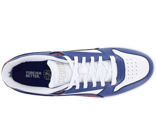 NUEVO Puma Rebound RBD GAME Low - Zapatos Hombre Cuero Azul-Blanco... - Imagen 4 de 6