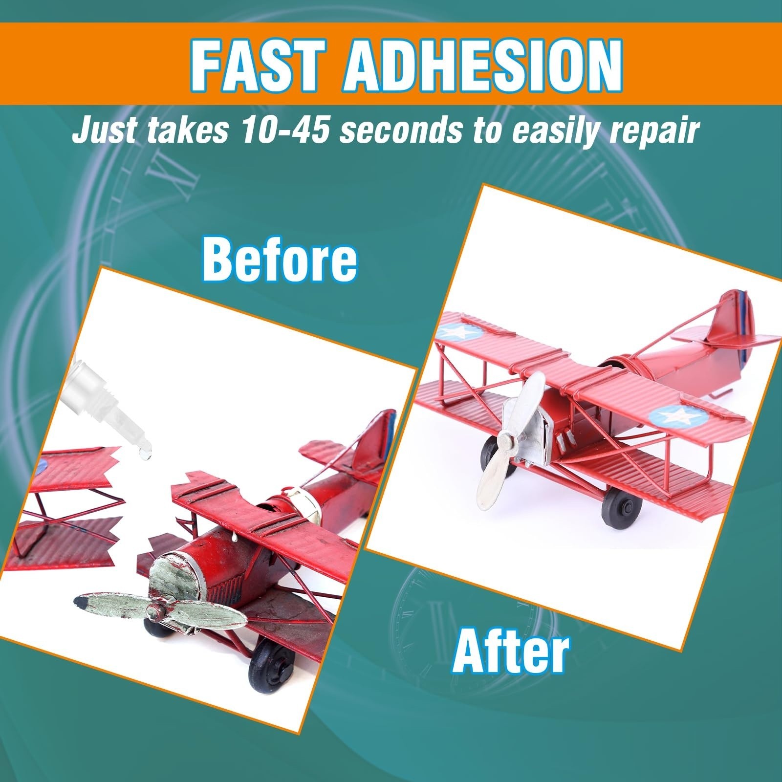 Plastic Glue, Fast-Dry Clear Super Adhesive for Model, Acrylic, PVC, DIY (30g)