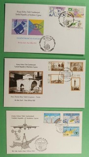 DR WHO TURKEY 3 FDC COMBO R84284
