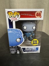 Funko Pop! Figura Marvel the Amazing Spider-Man 2: Electro #46 Brilla en la Oscuridad