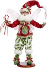 Mark Roberts Signed Collector's Edition Candy Cane Holly Fairy on Base