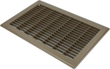 14x8 Steel Floor Return Air Grille, Fits 8x14 Duct, Jumpable Heavy Duty Vent