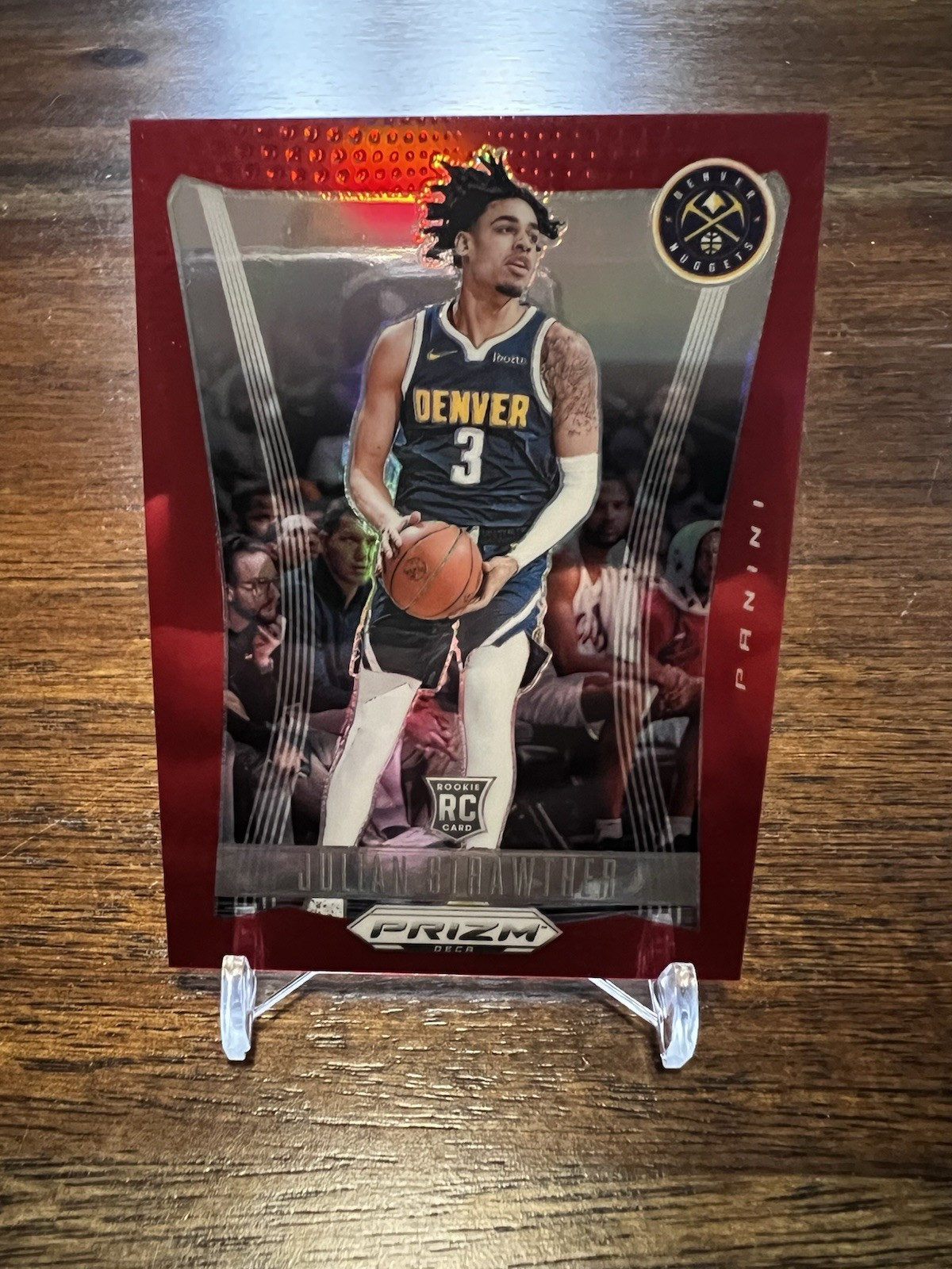 Julian Strawther 2023-24 Panini Prizm Deca Basketball RED #/199 RC SP