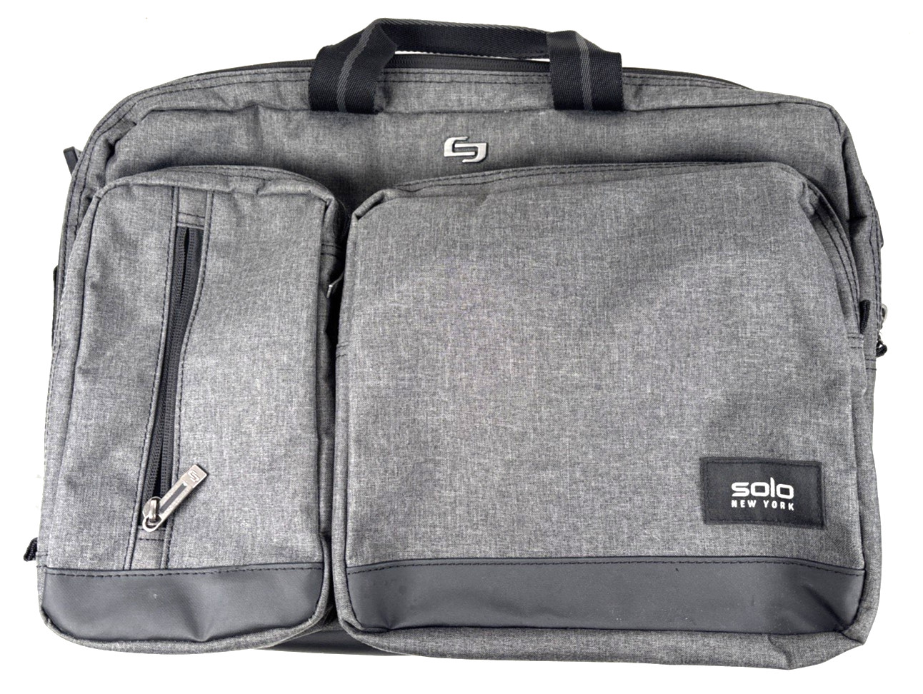 15.6 Laptop Bag Gray Convertible