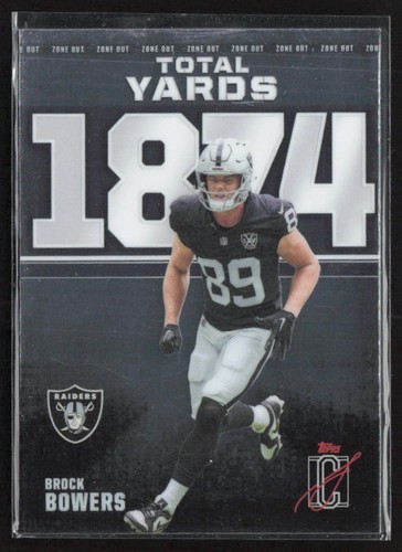 2025 Topps Signature Brock Bowers Base (RAW)