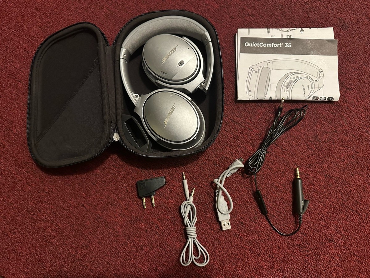 Bose QuietComfort QC35 Wireless Noise Cancelling Headphones Silver