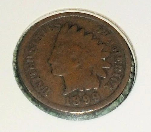JB RFM 82632 Indian Head Cent 1899 Good Conditon