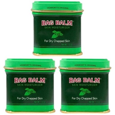 3 Pack Bag Balm Ointment for Chapped, Rough Skin 1 Oz Each