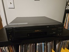 Sony MDP-750 CD CDV LD Player AV Laser Digital Memory Laser Disc System Funzionante