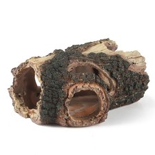 IBWell Aquarium Wood Fish Tank Decorations Resin Fake 5.3" 2.0" 8.9", Log