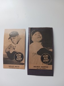 RARE 1959 HOME RUN DERBY CARDS!