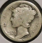 Silver Dime - Mercury - 1917 [401]