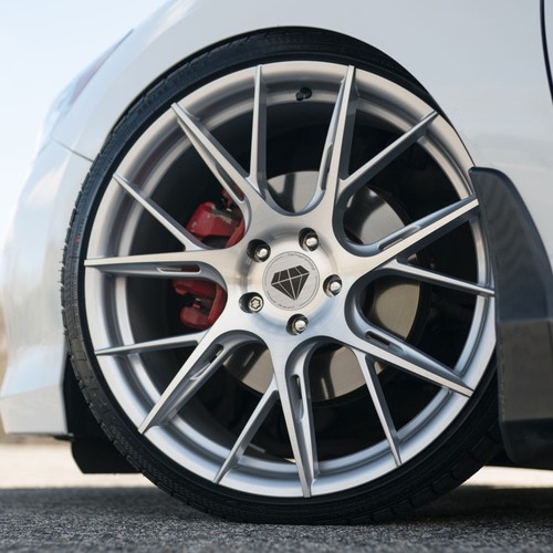 20 " Blaque Diamond BD-F18 Argenté Forgé Roues Jantes Pour BMW F10 528 535 550 - Photo 8 sur 12