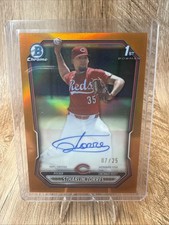 Stharlin Torres Bowman Chrome 2025 Orange /25 #5 Auto