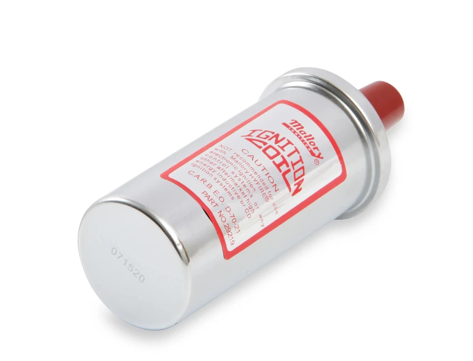 Bobina de encendido Mallory 29219 Performance bote cromado tapa roja Unil/Mbi 1,4 ohmios Foto 4 de 4