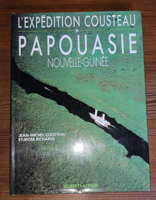 Buch Cousteau Expedition nach Papua-Neuguinea Robert Laffont